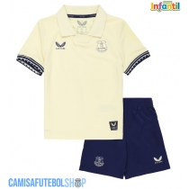 Camisa de time de futebol Everton Replicas 2º Equipamento Infantil 2025-26 Manga Curta (+ Calças curtas)